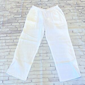 NWT Aritzia little moon 100% cotton white pants